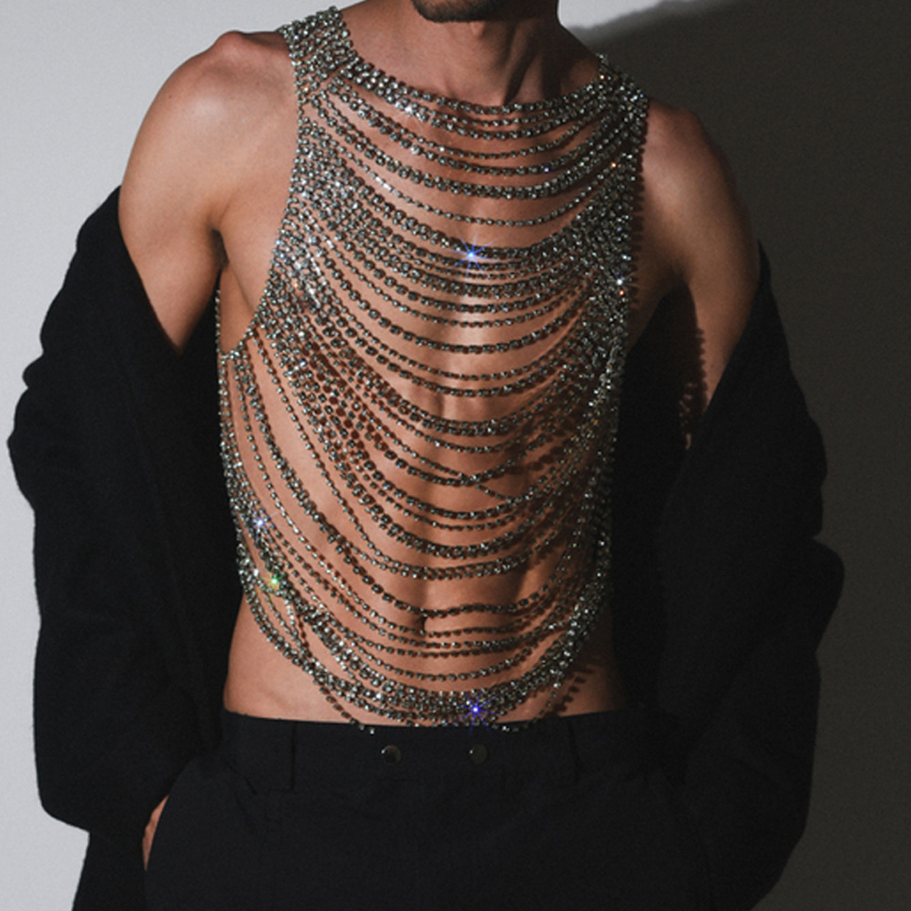 Men'S Accessories Clothing - Fashion Luxurious Bling Men Women's Body