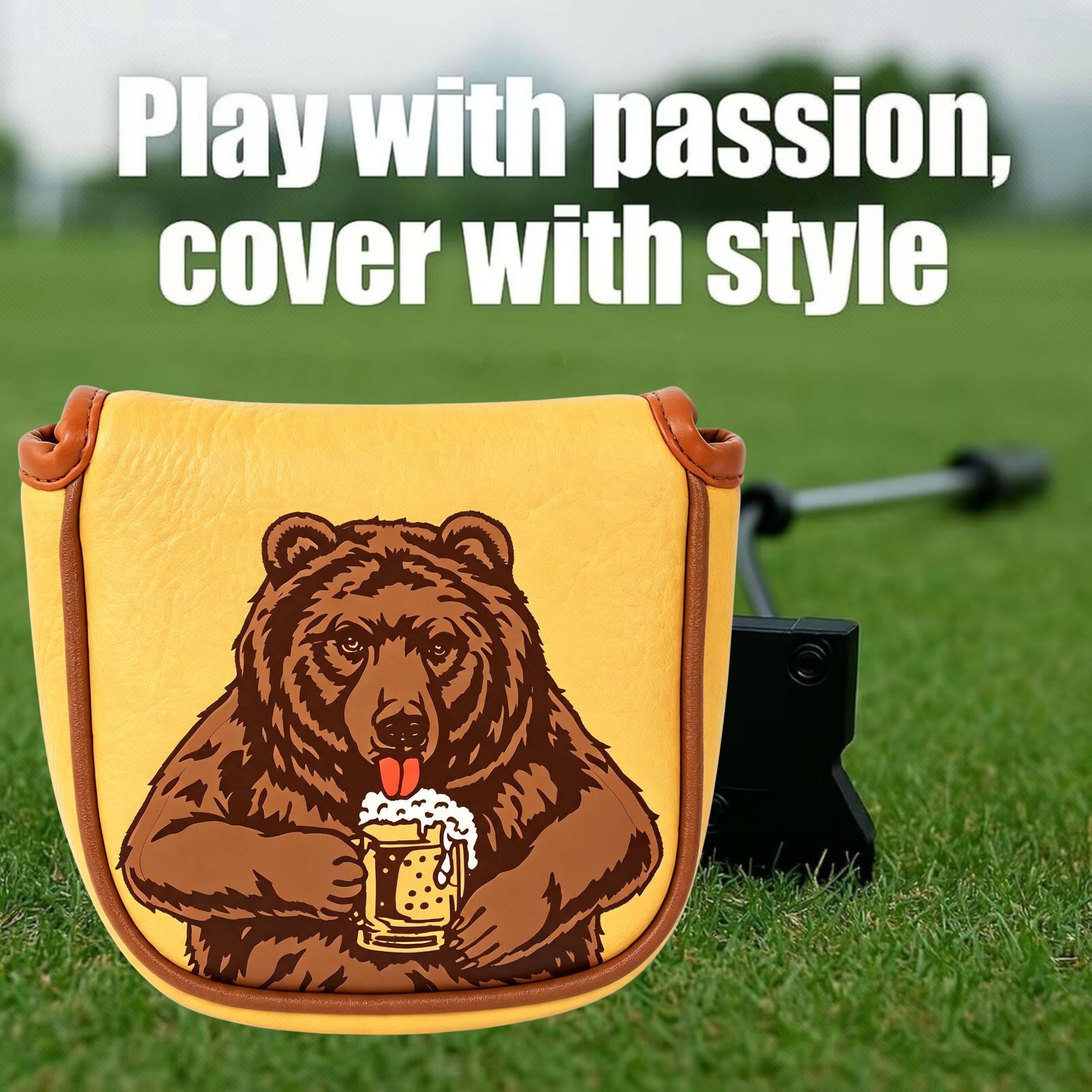 Skull Embroidered Golf Mallet  - Men Accessories Usa ulasan dan harga