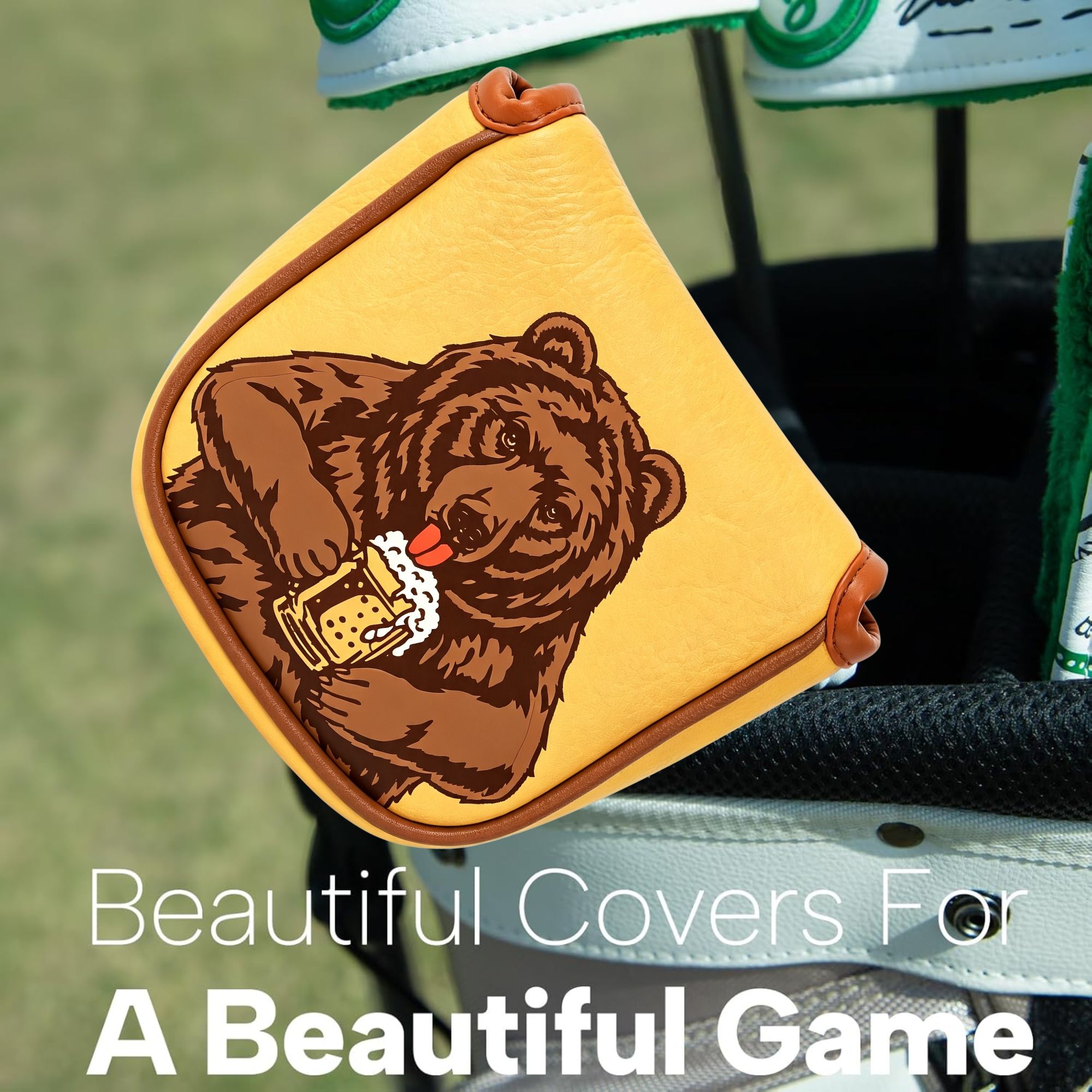 Skull Embroidered Golf Mallet  - Men Accessories Usa ulasan dan harga