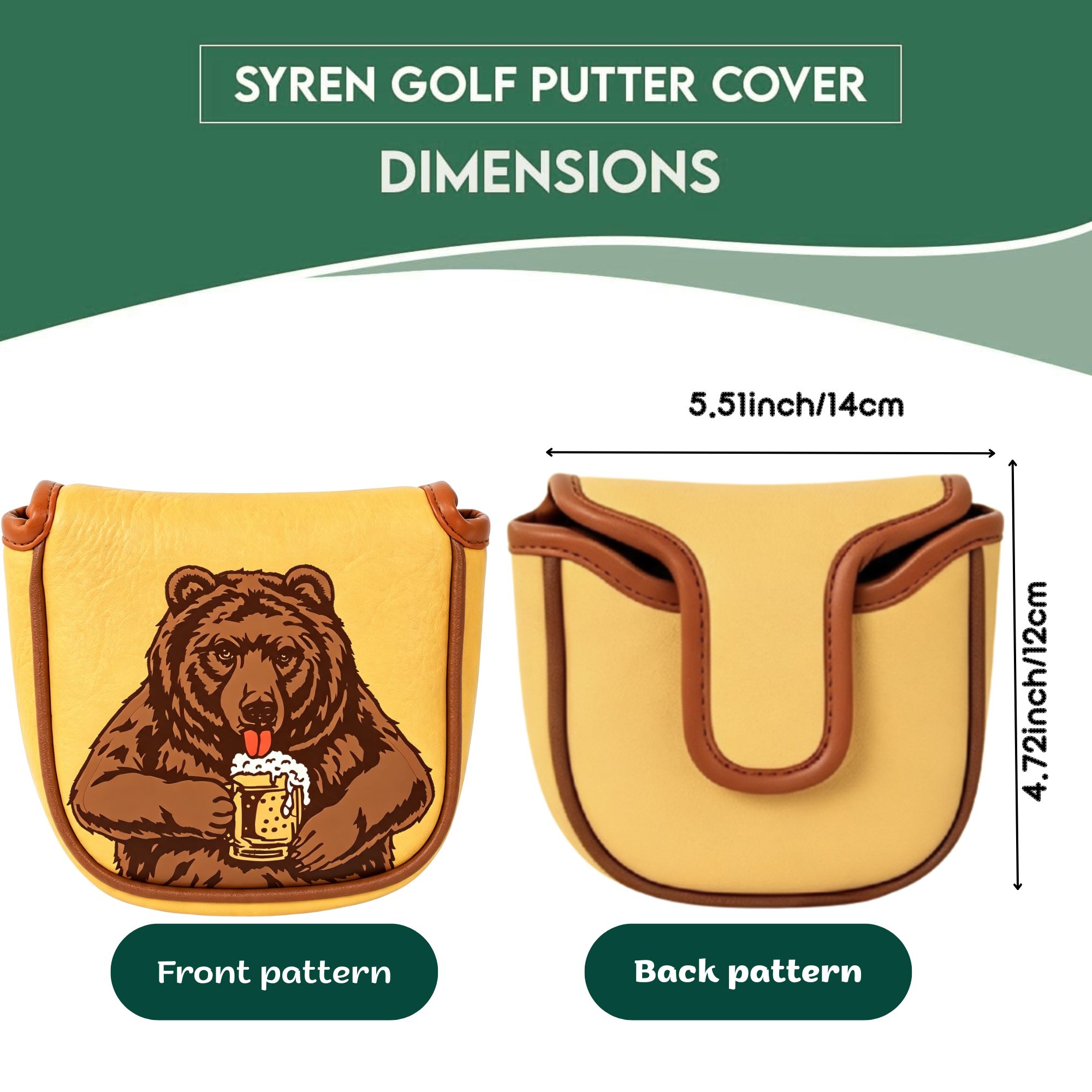 Skull Embroidered Golf Mallet  - Men Accessories Usa ulasan dan harga