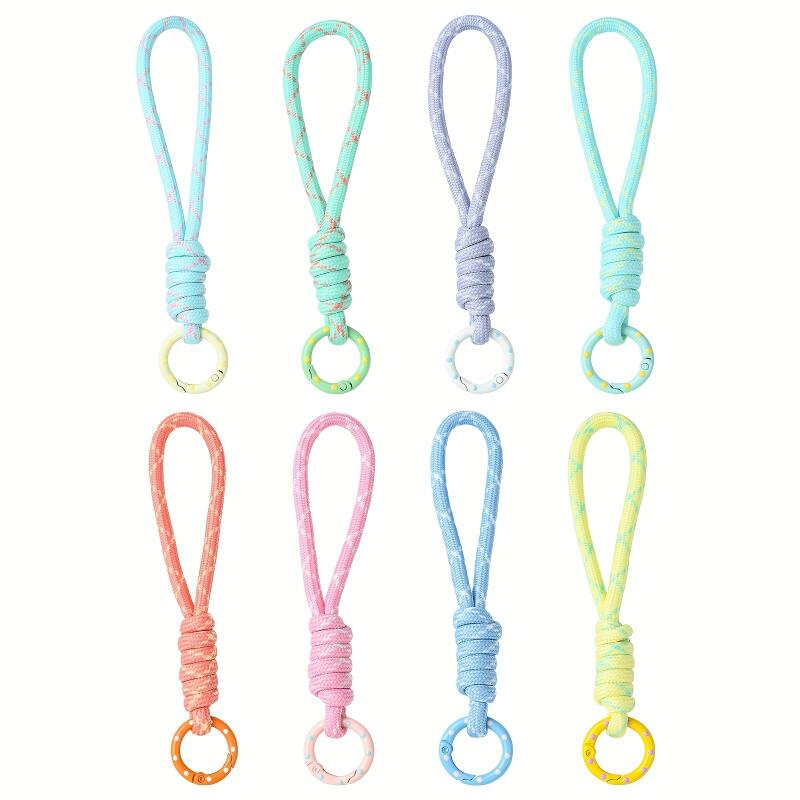 2~5pcs Colorful Braided Keycha - Men Accessories Ring ulasan dan harga