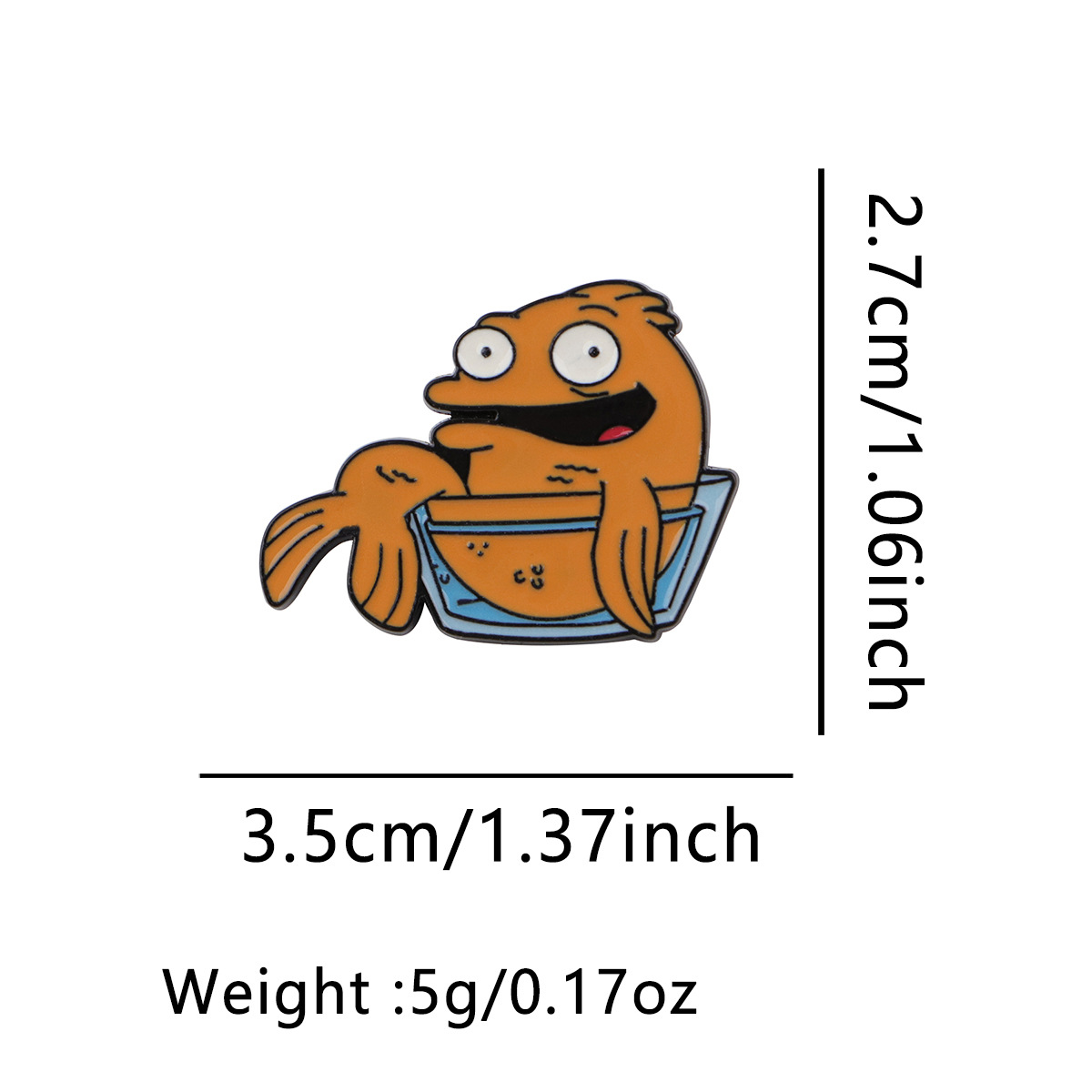 Funny Enamel Pin Cute Animal B - Men'S Accessories Clothing ulasan dan harga