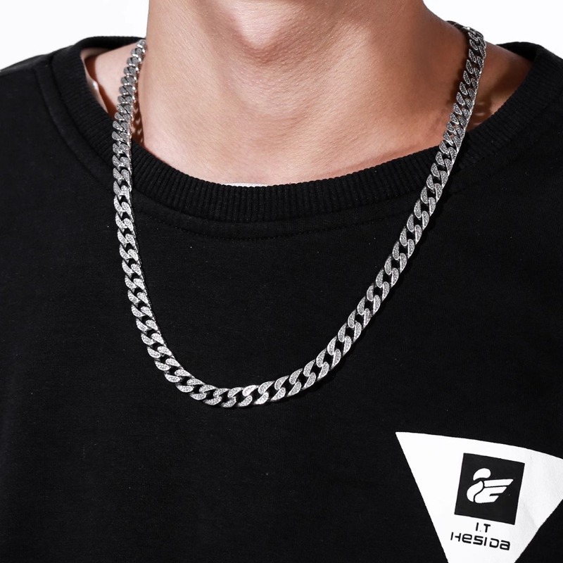 Bold Tiger Print Cuban Chain f - Men'S Accessories Instagram ulasan dan harga