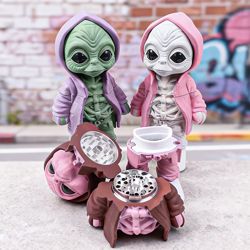 Funny Alien Herb Grinder Spice - Men Accessories Usa ulasan dan harga