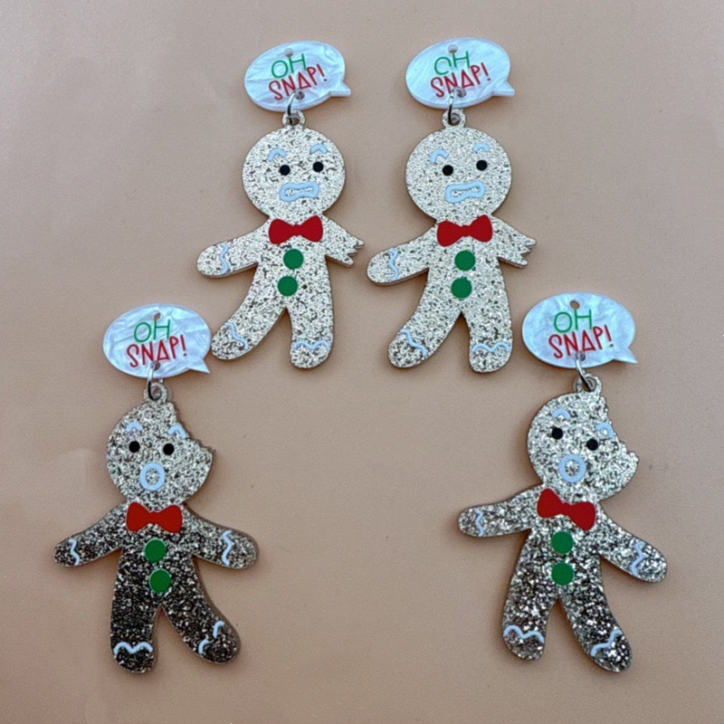 10pcs Cute Christmas Gingerbre - Men Accessories Usa ulasan dan harga