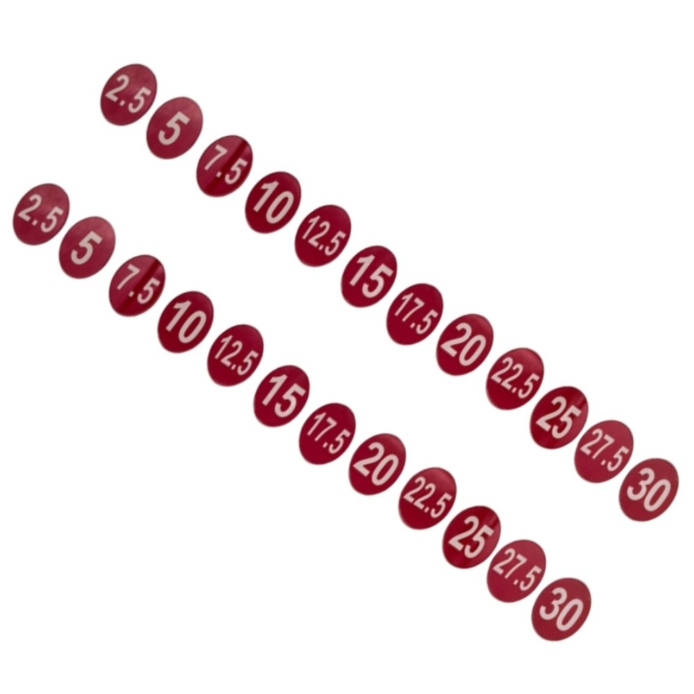 Weight Rack Label Stickers 5kg - Men Accessories Usa ulasan dan harga