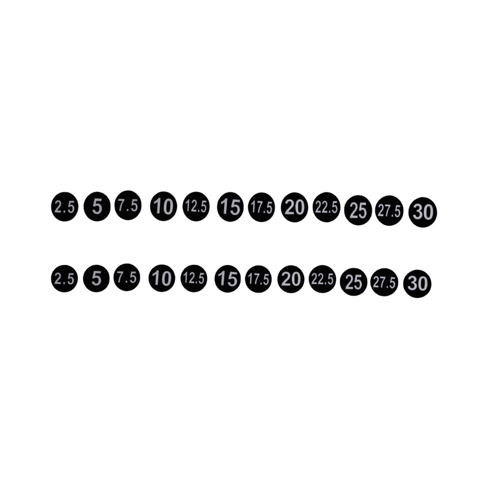 Weight Rack Label Stickers 5kg - Men Accessories Usa ulasan dan harga