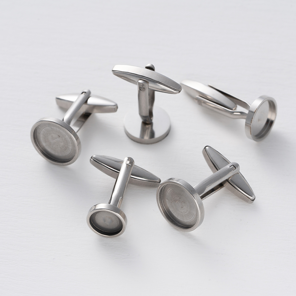 5Pcs Stainless Steel Cufflinks - Men Accessories Ring ulasan dan harga