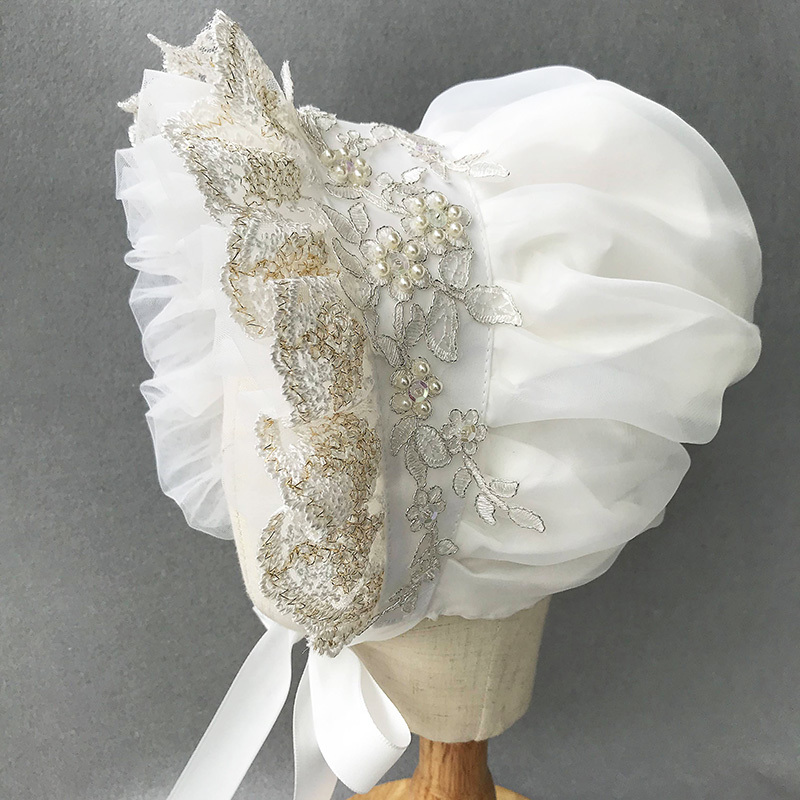 Victorian Bonnet Ruffles Villa - Men'S Victorian Accessories ulasan dan harga