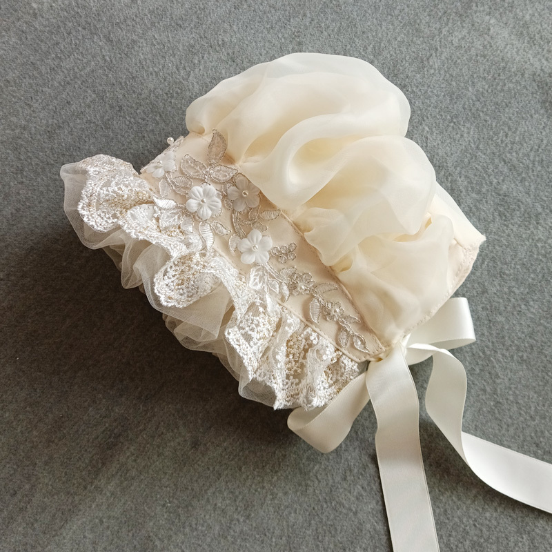 Victorian Bonnet Ruffles Villa - Men'S Victorian Accessories ulasan dan harga