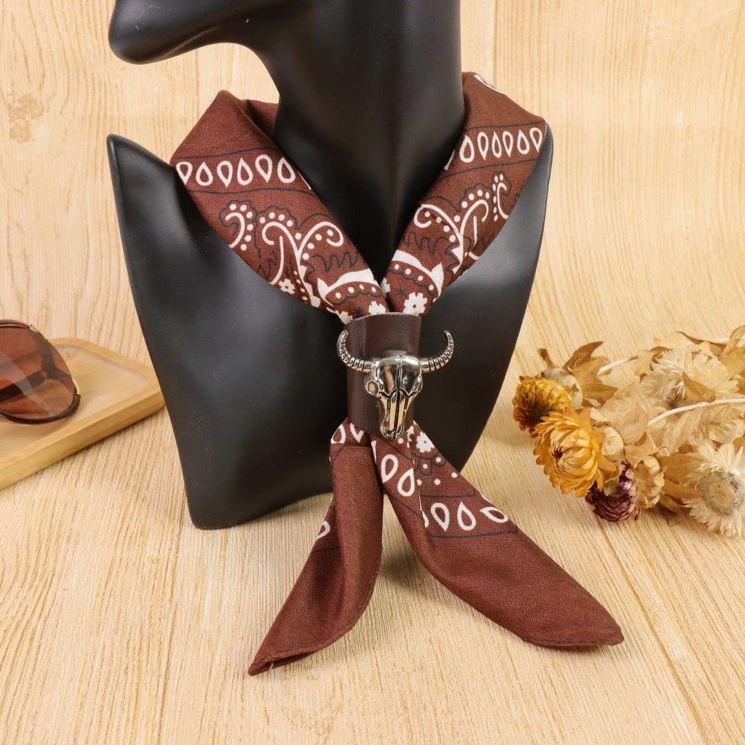 Artistic Cotton Square Scarf A - Men Accessories Ring ulasan dan harga