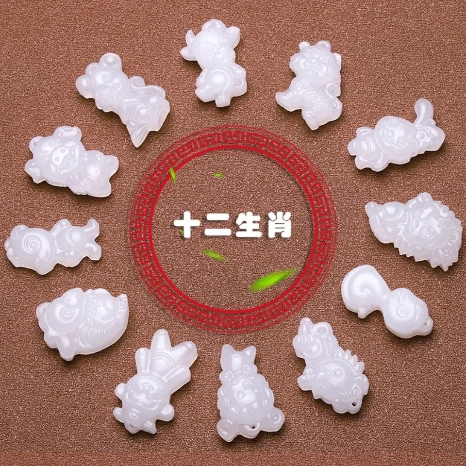 Natural Afghan White Jade Chin - Men Accessories Hand ulasan dan harga