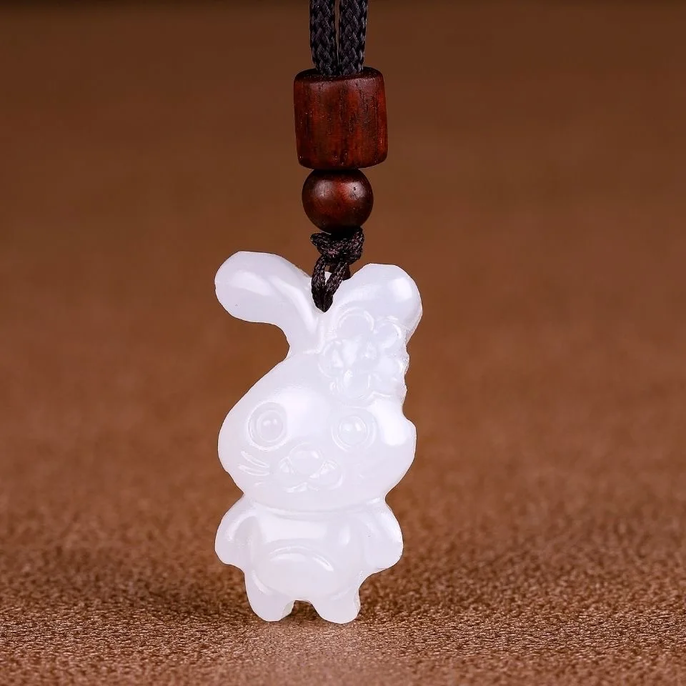 Natural Afghan White Jade Chin - Men Accessories Hand ulasan dan harga