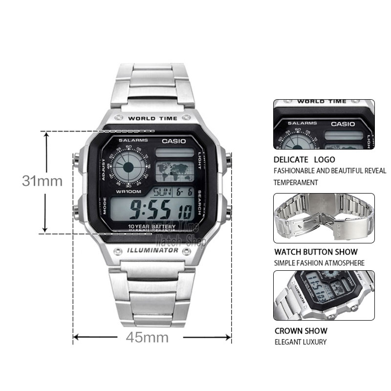 Casio Watch Explosion Watch Me - Men'S Accessories Luxury Brands ulasan dan harga