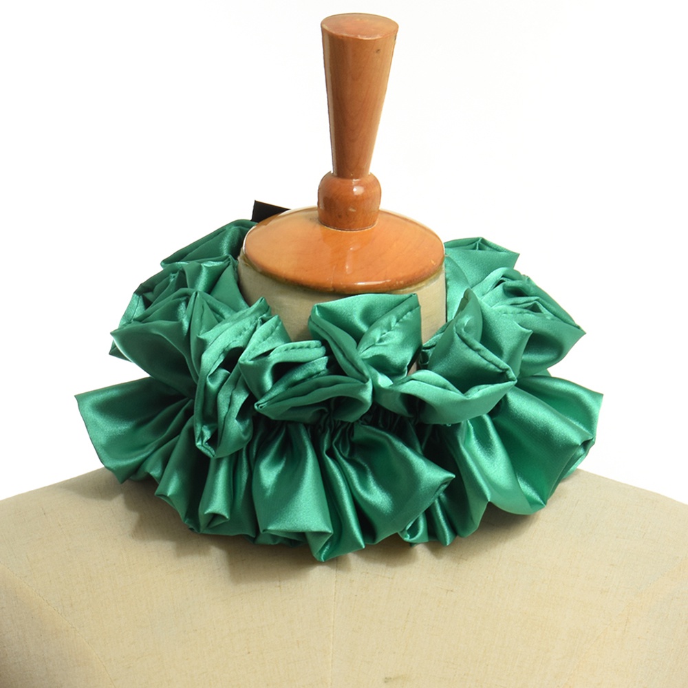Clown Cosplay Satin Ruffled Ne - Men'S Victorian Accessories ulasan dan harga