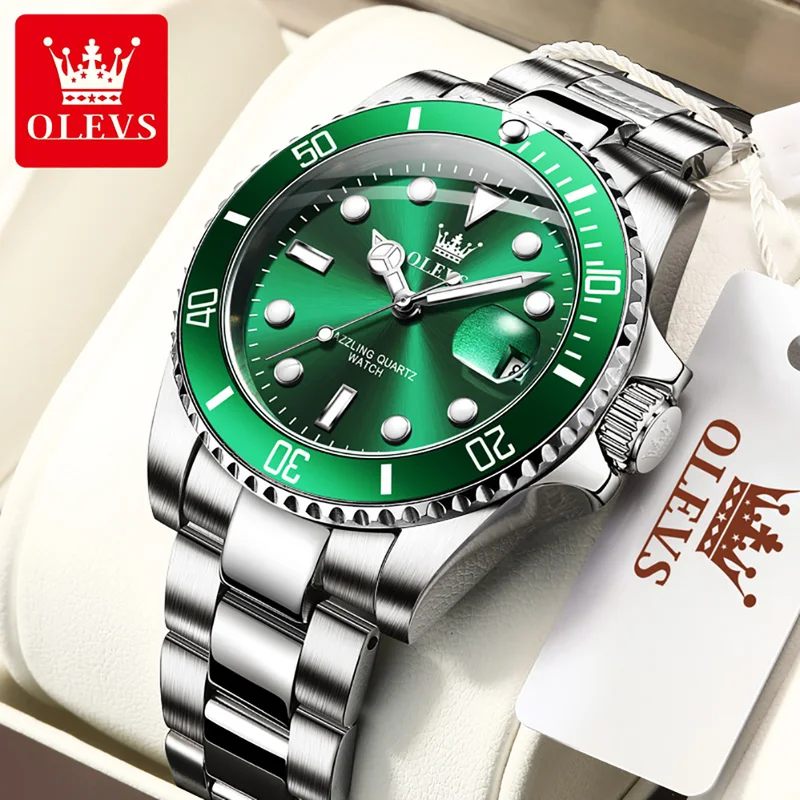 OLEVS Original Quartz Watch fo - Men'S Accessories Luxury Brands ulasan dan harga