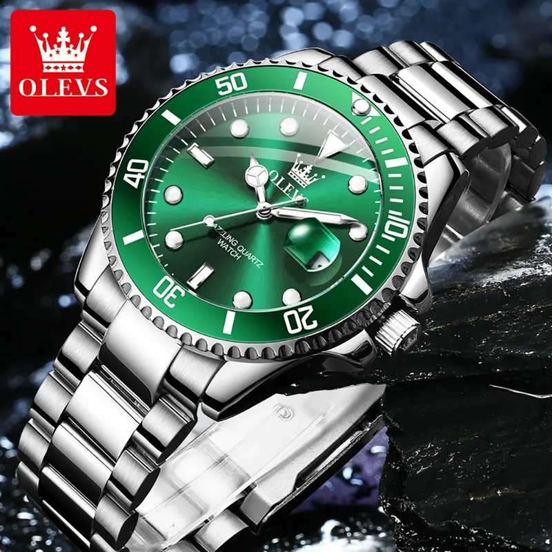 OLEVS Original Quartz Watch fo - Men'S Accessories Luxury Brands ulasan dan harga