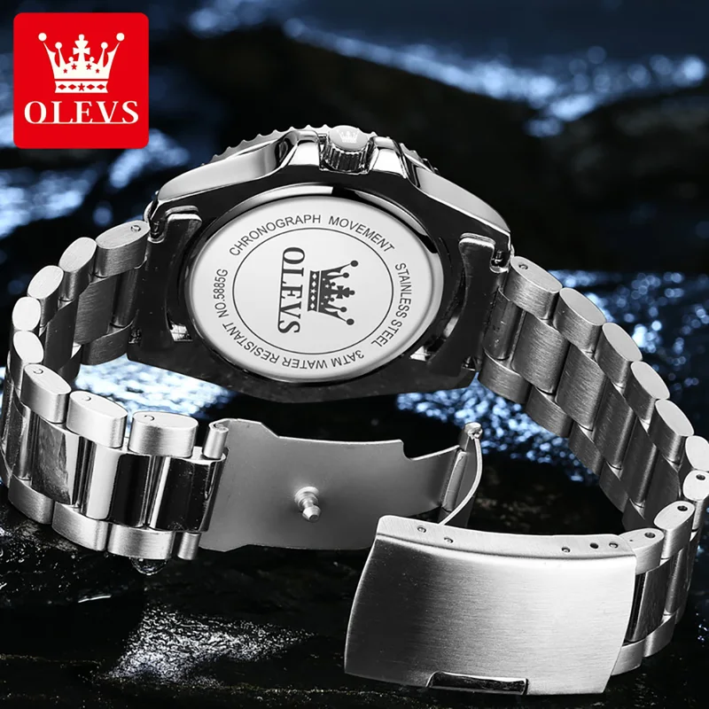 OLEVS Original Quartz Watch fo - Men'S Accessories Luxury Brands ulasan dan harga