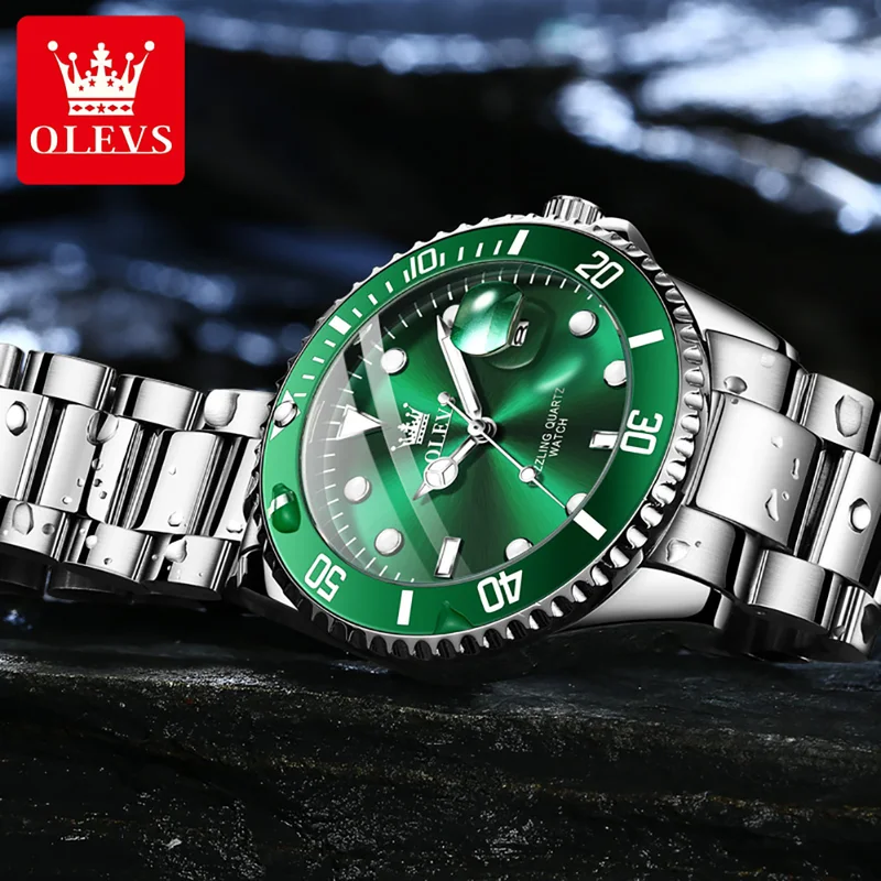 OLEVS Original Quartz Watch fo - Men'S Accessories Luxury Brands ulasan dan harga