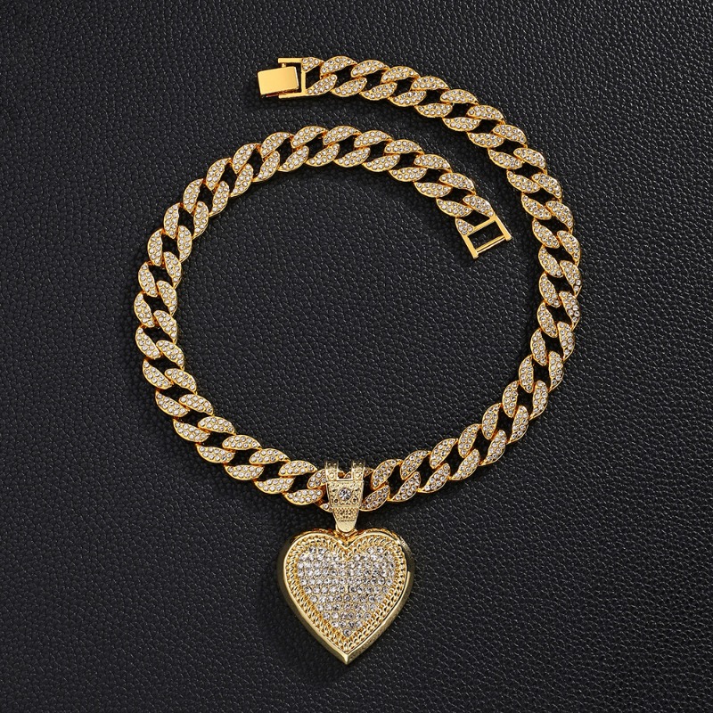 Trendy Minimalist Heart Pendan - Men'S Accessories Instagram ulasan dan harga