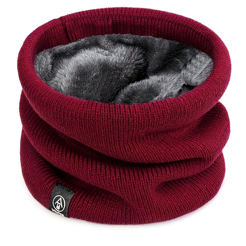 Winter Neck Warmer Scarf Fleec - Men Accessories Ring ulasan dan harga