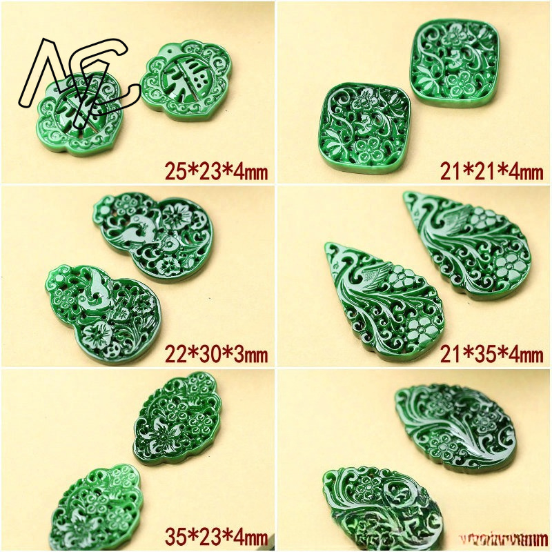 2pcs DIY Natural Dry Green Eme - Men Accessories Usa ulasan dan harga