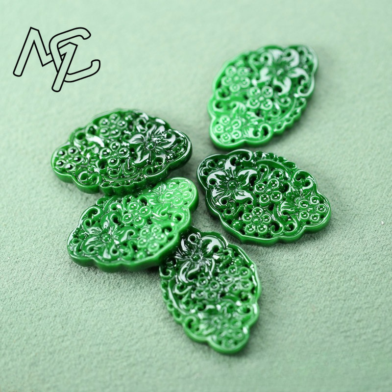 2pcs DIY Natural Dry Green Eme - Men Accessories Usa ulasan dan harga