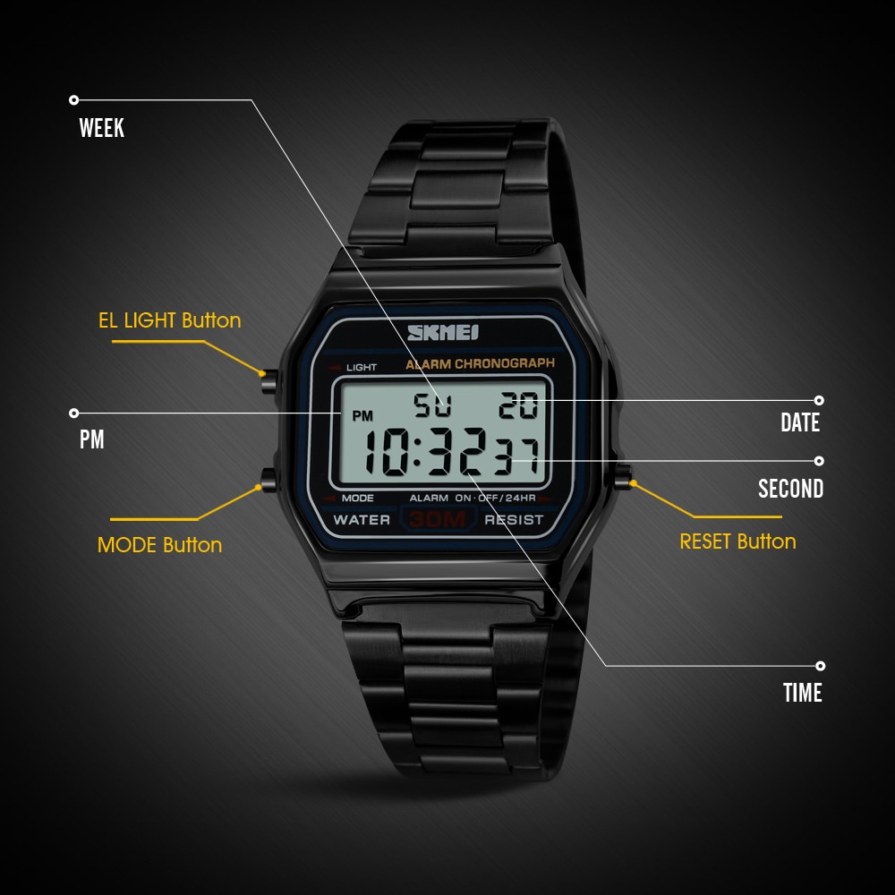Skmei Top Brand Luxury Stainle - Men'S Accessories Luxury Brands ulasan dan harga