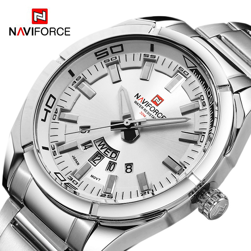 NAVIFORCE Brand Men Watches Fu - Men'S Accessories Luxury Brands ulasan dan harga