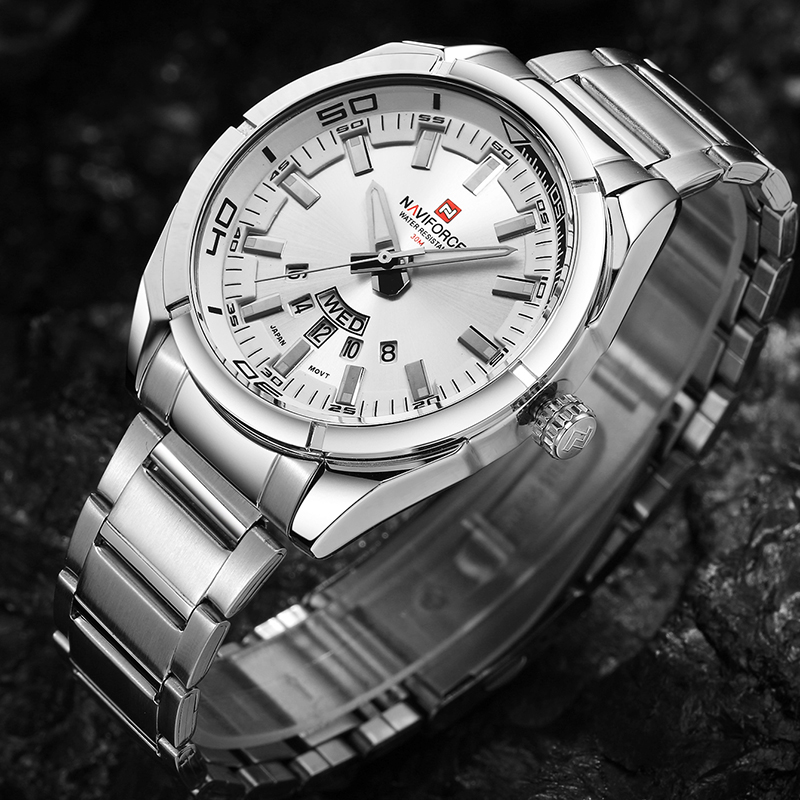 NAVIFORCE Brand Men Watches Fu - Men'S Accessories Luxury Brands ulasan dan harga