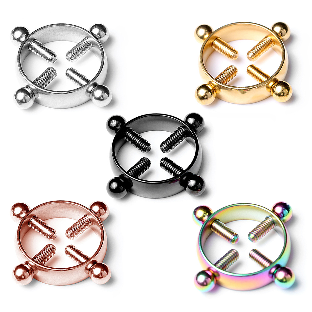 1pair Stainless Steel Cross Ni - Men Accessories Ring ulasan dan harga