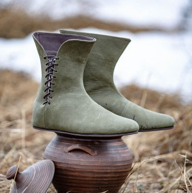 Men's Medieval Leather Shoe Mi - Men'S Victorian Accessories ulasan dan harga