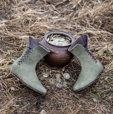 Men's Medieval Leather Shoe Mi - Men'S Victorian Accessories ulasan dan harga