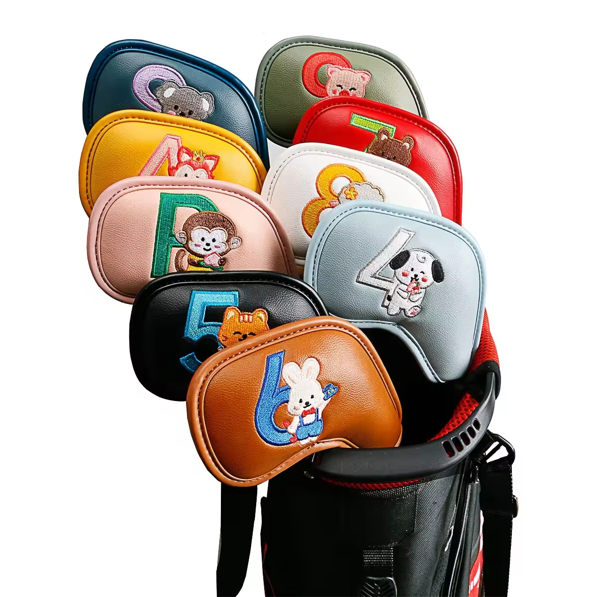 9Pcs Cute Cartoon Animal Golf  - Men Accessories Usa ulasan dan harga