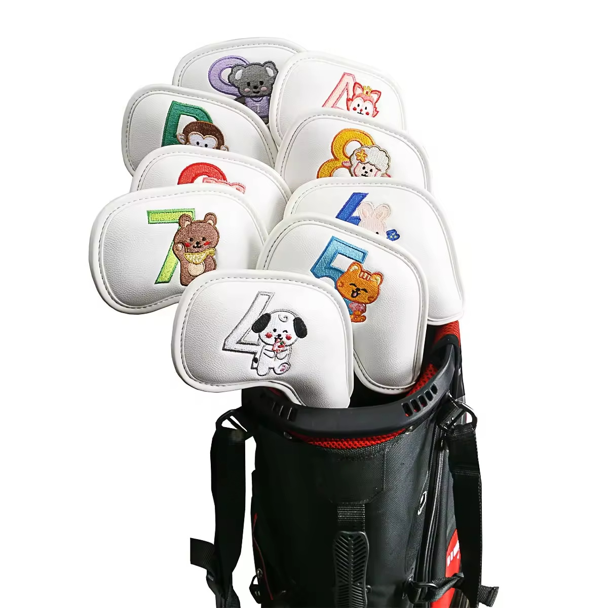 9Pcs Cute Cartoon Animal Golf  - Men Accessories Usa ulasan dan harga