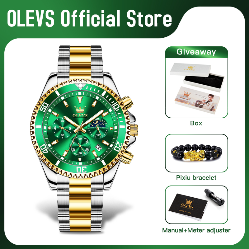 OLEVS 2870 Men's Watch Top Bra - Men'S Accessories Luxury Brands ulasan dan harga