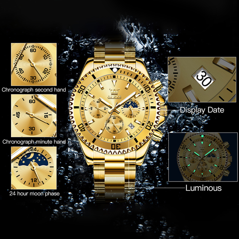 OLEVS 2870 Men's Watch Top Bra - Men'S Accessories Luxury Brands ulasan dan harga