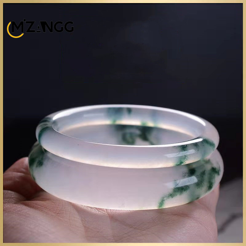 Natural Green Jadeite Bangle J - Men Accessories Hand ulasan dan harga