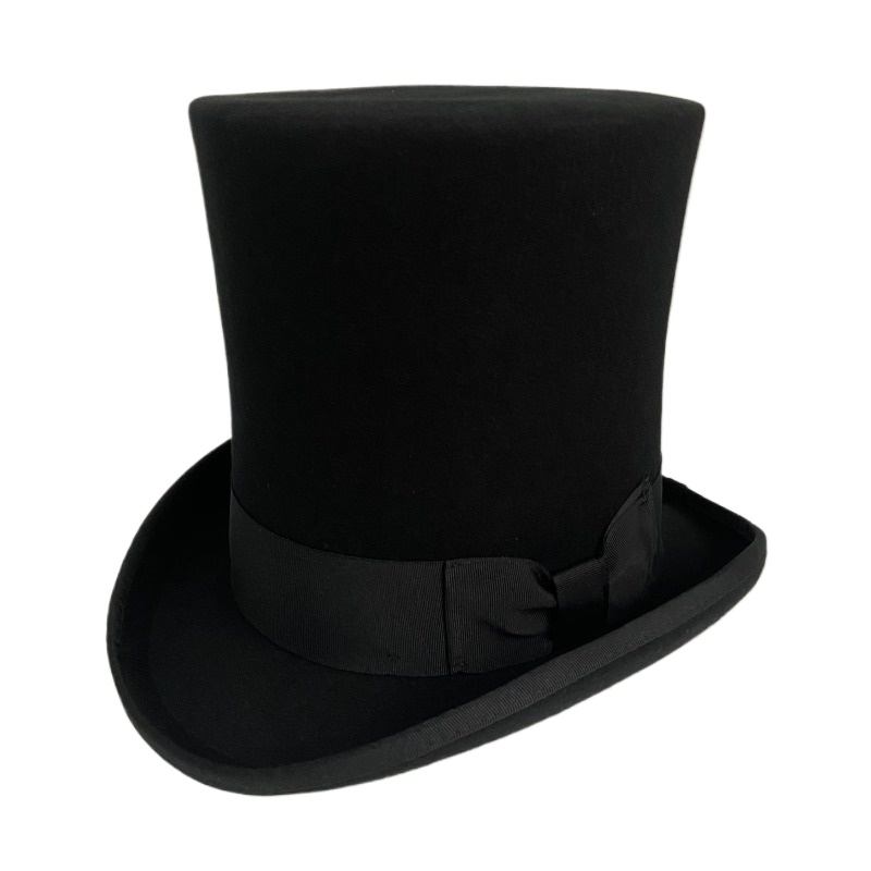 Black Wool Felt Top Hat Men's  - Men'S Victorian Accessories ulasan dan harga
