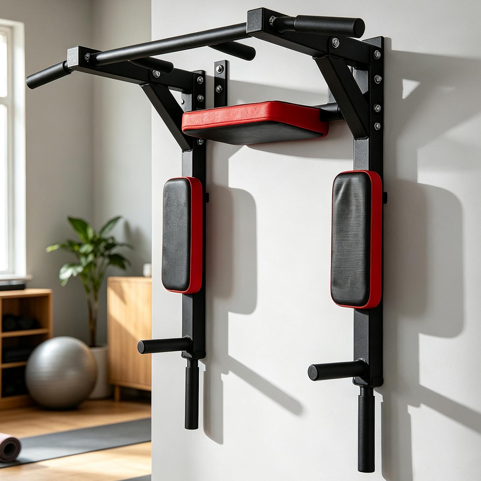 Wall-Mounted Pull-up Bar Fitne - Men Accessories Hand ulasan dan harga